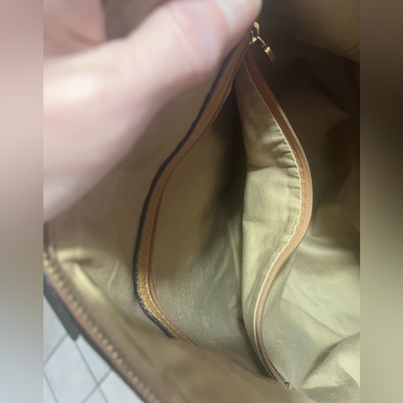 MCM Cognac Visetos Coated Canvas Hobo - Picture 10 of 15